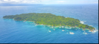        Cano Island Aerial View
  - Costa Rica