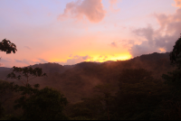        pocosol station sunset 
  - Costa Rica