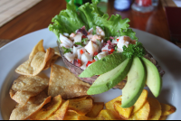        mixed ceviche el sabor de mi tierrra 
  - Costa Rica