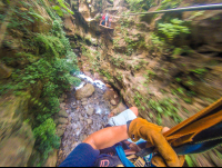        Ziplining To The Canyon End White River Canyon Zip Line Rincon De La Vieja
  - Costa Rica