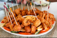        Shrimp Assortment At Playa Carmen Restaurant
  - Costa Rica