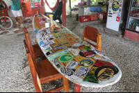        surfboard table
  - Costa Rica