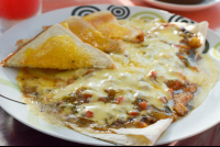        Morning Burrito With Bread Restaurante Carolina
  - Costa Rica