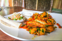        Chicken Fajitas Casa El Tortugo
  - Costa Rica