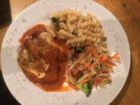        chicken parmesan gilded iguana
  - Costa Rica