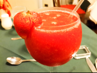        strawberry daquiri at mastico restaurant 
  - Costa Rica