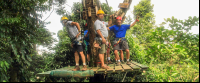        safari canopy tour platform 
  - Costa Rica