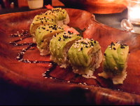        Caterpillar Roll At Buddha Eyes Restaurant
  - Costa Rica