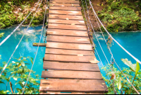        Celeteste River Hanging Bridge
  - Costa Rica