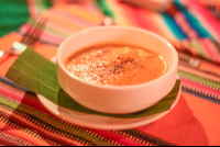        Pumpkin Soup Sprinkled With Cinnamon At Finca Exotica Carate
  - Costa Rica