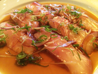       red snapper carpaccio kojis 
  - Costa Rica