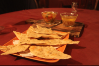        focaccia and garlic.veggie dipping 
  - Costa Rica