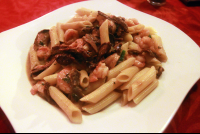        hotel domilocos restaurant shrimp mushroom penne 
  - Costa Rica