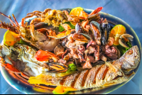        Mariscada Dish At Marisqueria Corcovado Puerto Jimenez
  - Costa Rica
