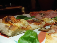        Pizza Slice Close Up Tierra Y Fuego
  - Costa Rica