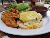        Beef Burger Shambala Restaurant
  - Costa Rica