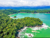        manuel antonio national park puerto escondido playa gemelas aerial views 
  - Costa Rica