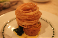        park cafe shrimp onionrings entree
  - Costa Rica