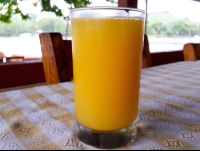        Orange Juice At Perla Del Sur Restaurant
  - Costa Rica