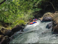        Begining Rio Negro Tubing Rincon De La Vieja
  - Costa Rica