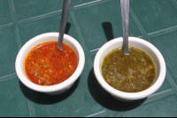       Zula Restaurant Santa Teresa Sauces
  - Costa Rica