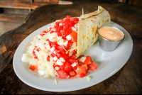        fish salad wrap gringo curts restaurant 
  - Costa Rica