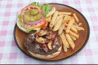       Special Burger At Burger Rancho
  - Costa Rica