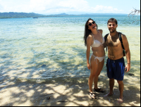        cahuita national park snorkeling hiking tour couple 
  - Costa Rica