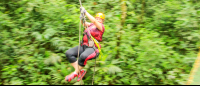        senderos aerios canopy tour during tarzan 
  - Costa Rica