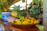        Fruit Platter At Finca Exotica Restaurant Carate
  - Costa Rica
