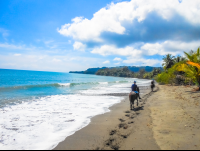        horseback riding on the beach rapelling tour rancho tropical matapalo 
  - Costa Rica