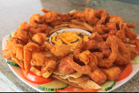        Shrimp Assortment Playa Carmen Restaurant
  - Costa Rica