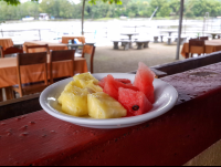        fruit plate perla del sur restaurant 
  - Costa Rica