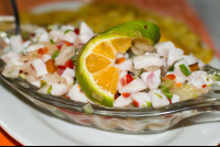        Ceviche With Lime Puerto Jimenez Restaurante Carolina
  - Costa Rica