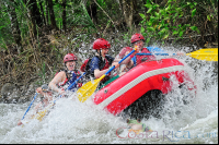        Rafters On The Rapids Of Balsa River Arenal
  - Costa Rica