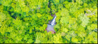        chocuaco waterfall aerial view 
  - Costa Rica