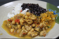        stewed chicken casado curu 
  - Costa Rica