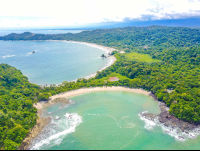        manuel antonio national beach aerial views 
  - Costa Rica