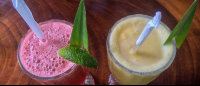        pineapple coconut and watermelon mint drinks
  - Costa Rica