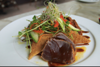        bambu restaurant tuna tatake 
  - Costa Rica