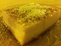        coconut flan dessert
  - Costa Rica