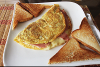        ham and mozzarella cheese omelet
  - Costa Rica