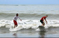        dominicalito waverider riding 
  - Costa Rica