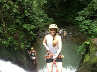        costa canyoning girl 
  - Costa Rica