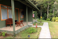        cloud forest lodge room facade 
  - Costa Rica