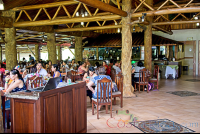        People Dining At Las Palmas Restaurant At Los Lagos Hotel Resort And Spa
  - Costa Rica