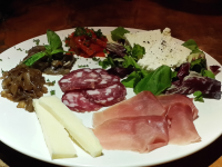        mixed italian plate tierra y fuego 
  - Costa Rica