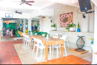        Tables Near The Pool Selina Hostel Manuel Antonio
  - Costa Rica