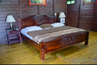        One King Bed Cabanas King Size Bed Blue River Resort
  - Costa Rica