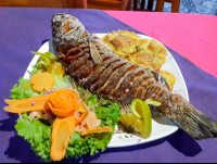        Whole Fish At Las Vegas In Sierpe
  - Costa Rica